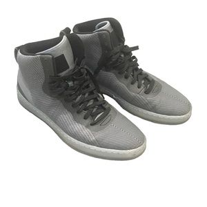 Nike Black/ Metalic/Silver Basketball Pro Stepper Sneakers Shoes 11